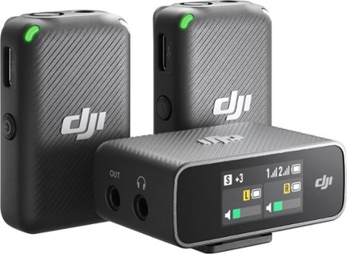 DJI - Mic - Wireless Lavalier Microphone with Dual-Channel Recording