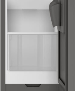 GE Profile - 15" 26-Lb. Freestanding Icemaker with Nugget Ice - Custom Panel Ready