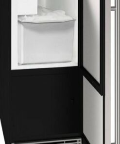 U-Line - 15" 25-lb Freestanding Icemaker - Stainless Steel Solid