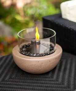Mr. Bar-B-Q - Firebowl with Citronella Canister - Beige