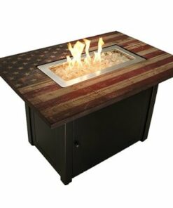 Mr. Bar-B-Q - Americana Fire Pit - Black