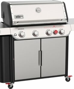 Weber - Genesis S-435 Propane Gas Grill - Stainless Steel