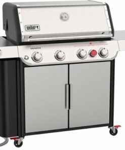 Weber - Genesis S-435 Natural Gas Grill - Stainless Steel