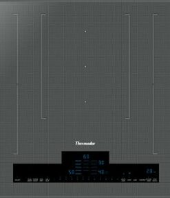 Thermador - Liberty Series 36" Built-In Electric Induction Cooktop with 5 Elements, Wifi and Frameless Design - Silver
