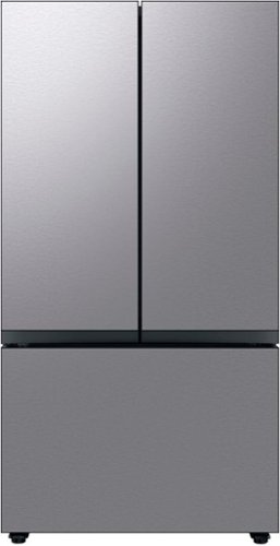 Samsung - Bespoke 30 cu. ft 3-Door French Door Refrigerator with AutoFill Water Pitcher - Stainless steel