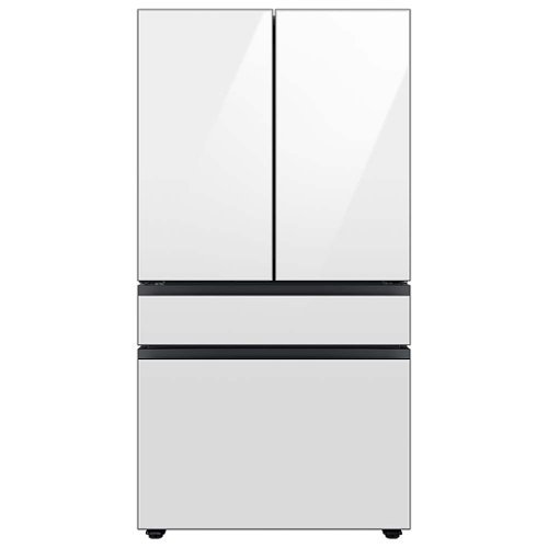 Samsung - Bespoke 29 cu. ft. 4-Door French Door Refrigerator with AutoFill Water Pitcher - White Glass
