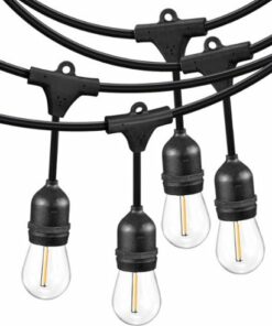 Insignia™ - 48 Ft. Outdoor String Lights - White