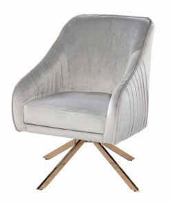 SEI Furniture - Parkano Upholstered Accent Chair - Silver and champagne finish