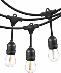 Insignia™ - 24 Ft. Outdoor String Lights - White