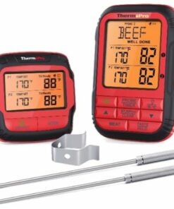 ThermoPro - Dual Probe Wireless Meat Thermometer - Red