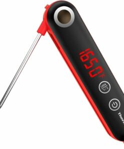 ThermoPro - Fast Digital Instant Read Meat Thermometer - Red