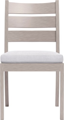 Yardbird® - Eden Armless Outdoor Dining Chair - Silver
