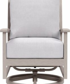 Yardbird® - Eden Outdoor Swivel Rocking Chair - Silver