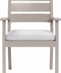 Yardbird® - Eden Arm Outdoor Dining Chair - Silver