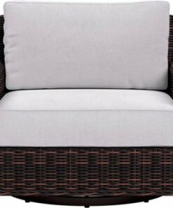 Yardbird® - Langdon Outdoor Swivel Glider Chair - Silver