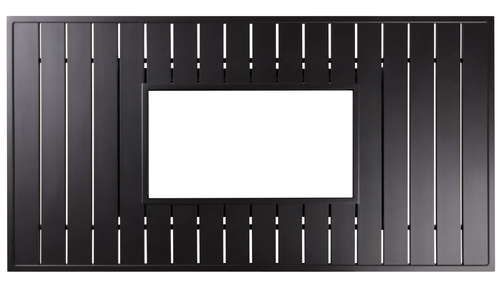 Yardbird® - Fire Table Top - Rectangular - Dark Espresso Brown