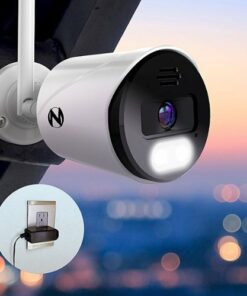 Night Owl - Indoor/Outdoor Wireless IP 4K HD Spotlight Security Camera - White