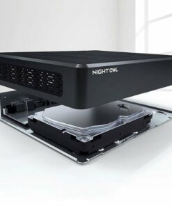 Night Owl - 16 Channel 1080p HD Bluetooth Wired DVR with Customizable Storage - Black