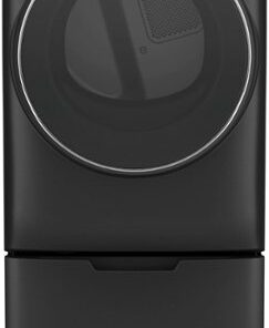 GE Profile - Washer/Dryer Laundry Pedestal with Storage Drawer - Carbon Graphite