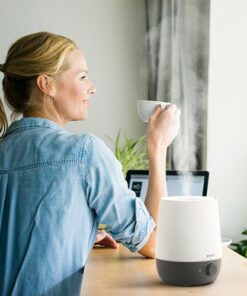 WINIX - L61 Ultrasonic Cool Mist Humidifier Premium Humidifying Unit with Whisper Quiet Operation Lasts Up to 30 Hours - White/Grey