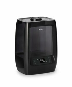 WINIX - L200 Ultrasonic 2 Gallon Cool and Warm Mist Humidifier for Large Rooms with Essential oil Tray Lasts 120 Hours - Black