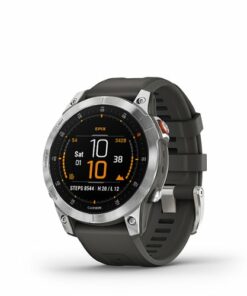 Garmin - epix (Gen 2) GPS Smartwatch 47mm Fiber-reinforced polymer - Steel