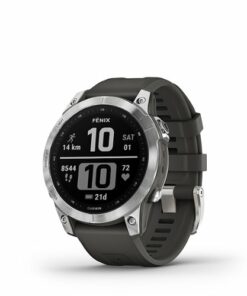 Garmin - fēnix 7 GPS Smartwatch 47 mm Fiber-reinforced polymer - Silver