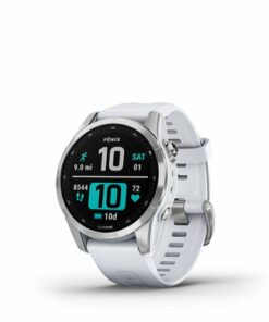 Garmin - fēnix 7S GPS Smartwatch 42 mm Fiber-reinforced polymer - Silver 0
