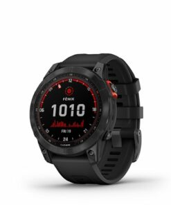 Garmin - fēnix 7 Solar GPS Smartwatch 47 mm Fiber-reinforced polymer - Slate Gray
