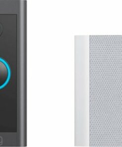 Ring - Wi-Fi Smart Video Doorbell - Wired with Chime - Black