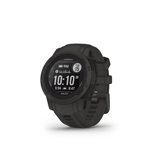 Garmin - Instinct 2S Solar 40 mm Smartwatch Fiber-reinforced Polymer - Graphite