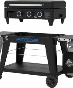 Pit Boss - Ultimate Outdoor Gas 3-Burner Griddle - Black
