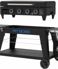 Pit Boss - Ultimate Outdoor Gas 4-Burner Griddle - Black