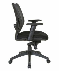 OSP Home Furnishings - Mesh Adjustable Managers Chair - Black 1