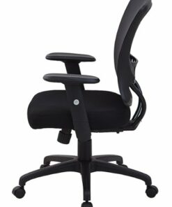 OSP Home Furnishings - Mesh Back & Seat Adjustable Task Chair - Black