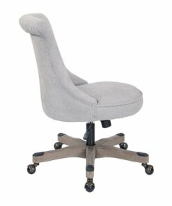 OSP Home Furnishings - Hannah Tufted Office Chair - Fog