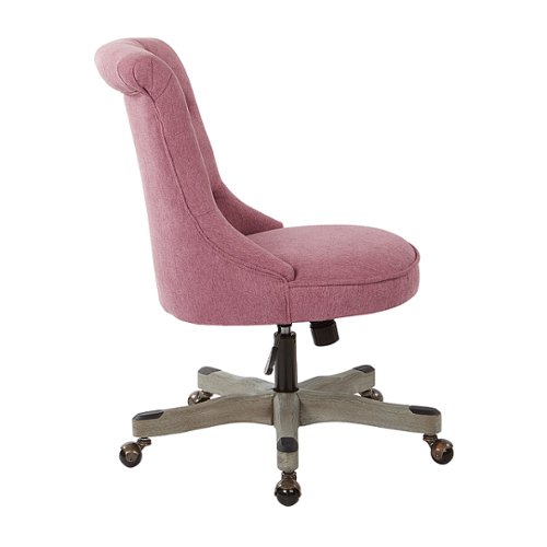 OSP Home Furnishings - Hannah Tufted Office Chair - Orchid