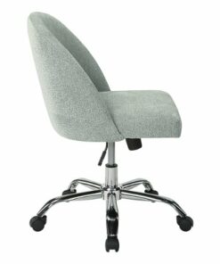 OSP Home Furnishings - Layton Mid Back Office Chair - Mist