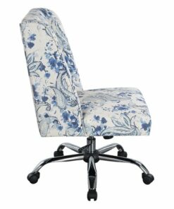 OSP Home Furnishings - Westgrove Managers Chair - Blue Paisley