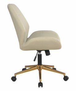 OSP Home Furnishings - Reseda Office Chair - Cream
