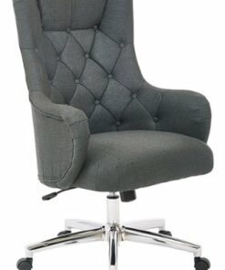 OSP Home Furnishings - Ariel Desk Chair - Charcoal