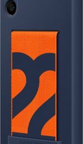 Samsung - Galaxy S22+ Silicon with Strap - Navy