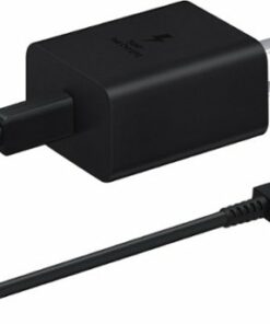Samsung - Super Fast Charging 45W USB Type-C Wall Charger with USB-C Cable - Black