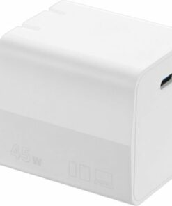 Insignia™ - 45W USB-C Compact Wall Charger for Chromebook and Other USB-Devices - White