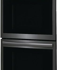 Frigidaire - Gallery 27" Double Electric Wall Oven with Total Convection - Black