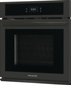 Frigidaire - 27" Built-in Single Electric Wall Oven with Fan Convection - Black