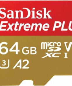 SanDisk - Extreme PLUS 64GB microSDXC UHS-I Memory Card