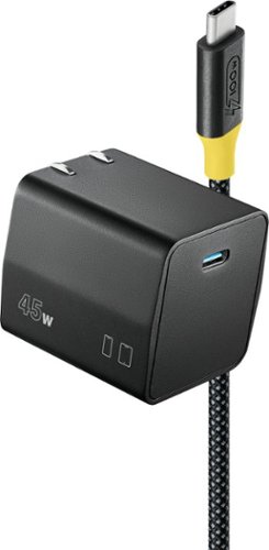 Insignia™ - 45W USB-C Compact Super Fast Charging Wall Charger Kit for Samsung Smartphones & Tablets - Black - Black