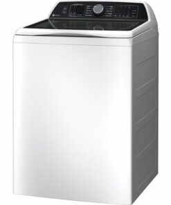 GE Profile - 5.3 Cu Ft High Efficiency Smart Top Load Washer with Smarter Wash Technology, Easier Reach & Microban Technology - White