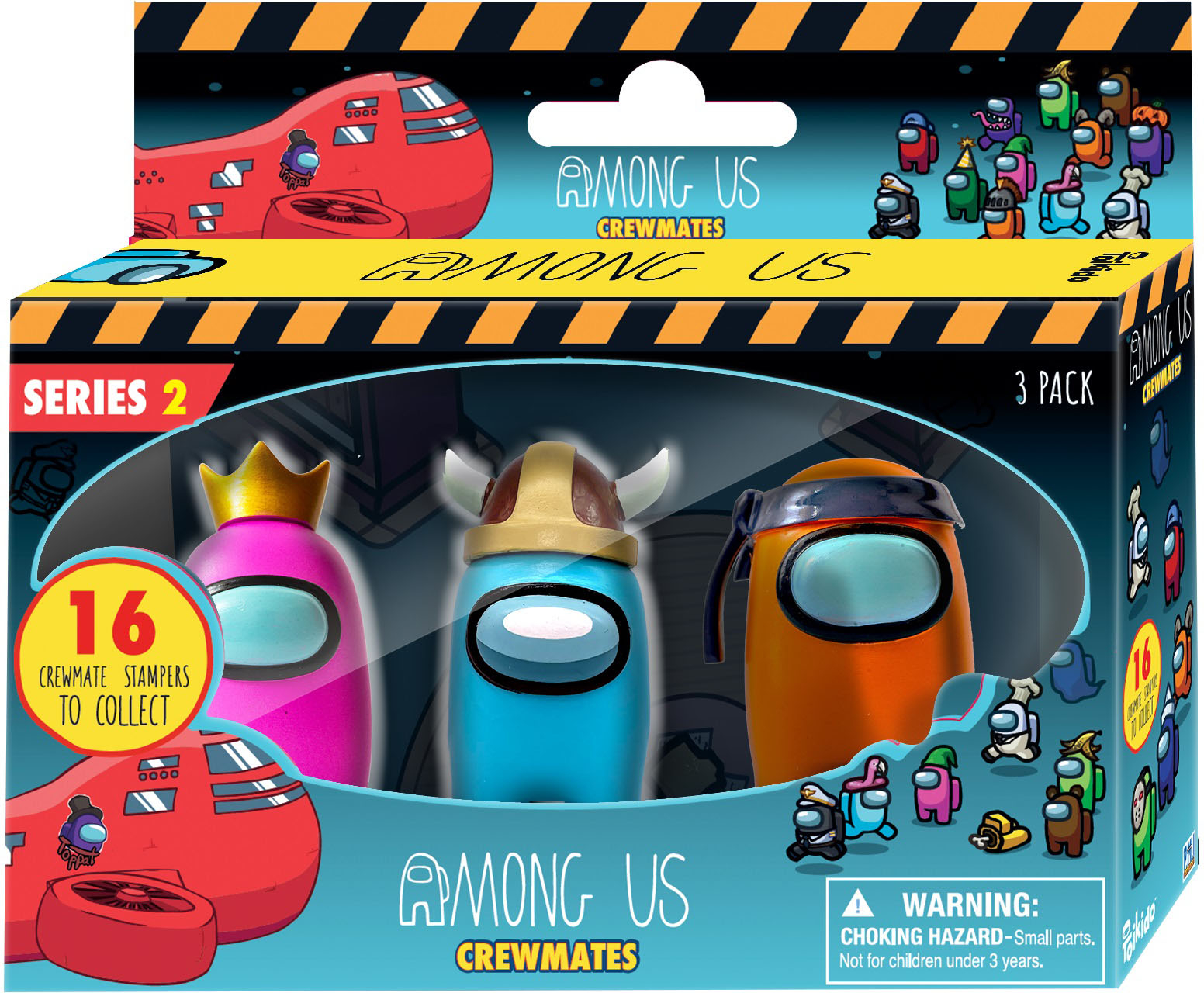 Among Us - Crewmate Stampers 3pk- Series 2